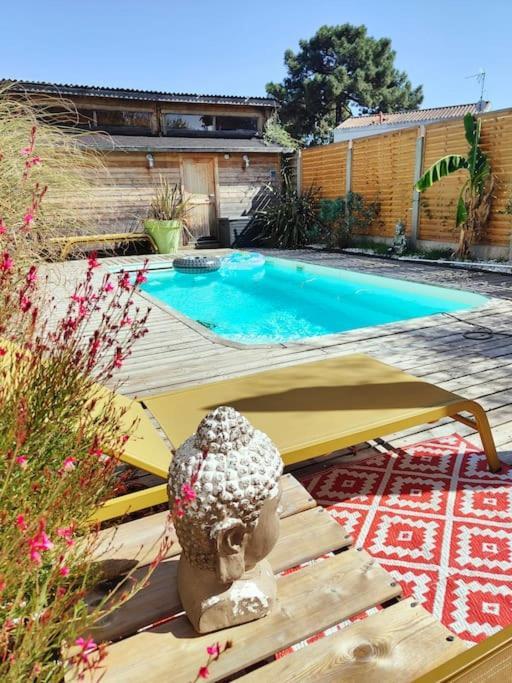 Tiny House Avec Jardin Et Acces Piscine Chauffee Saint-Médard-en-Jalles Exterior foto